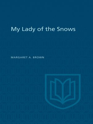 cover image of My Lady of the Snows